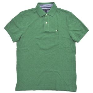 Tommy Hilfiger Mens Custom Fit Mesh Polo Shirt